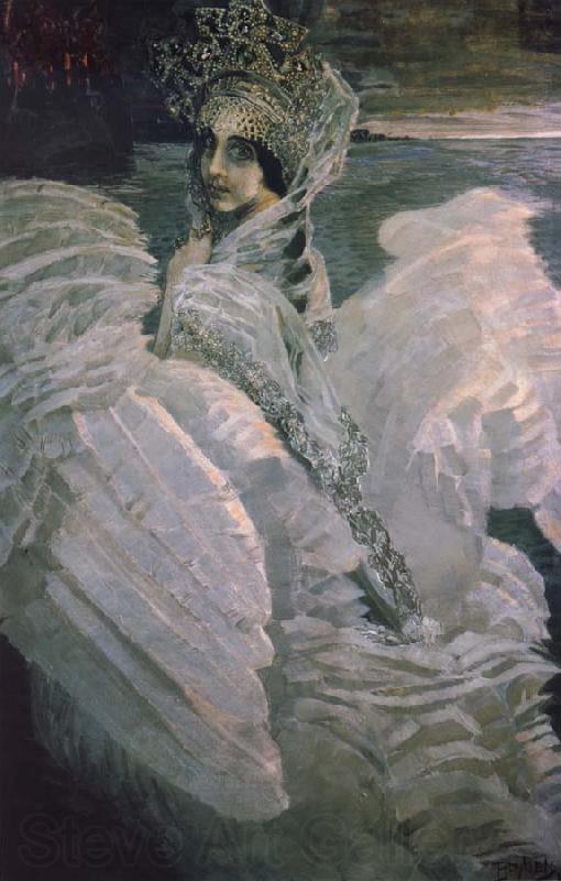 Mikhail Vrubel Swan princess Norge oil painting art